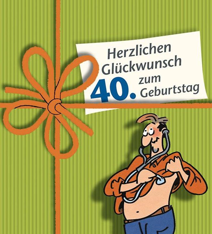 Herzlichen Glückwunsch zum 40. Geburtstag, Männer