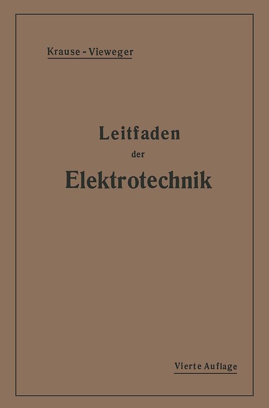 Kurzer Leitfaden der Elektrotechnik