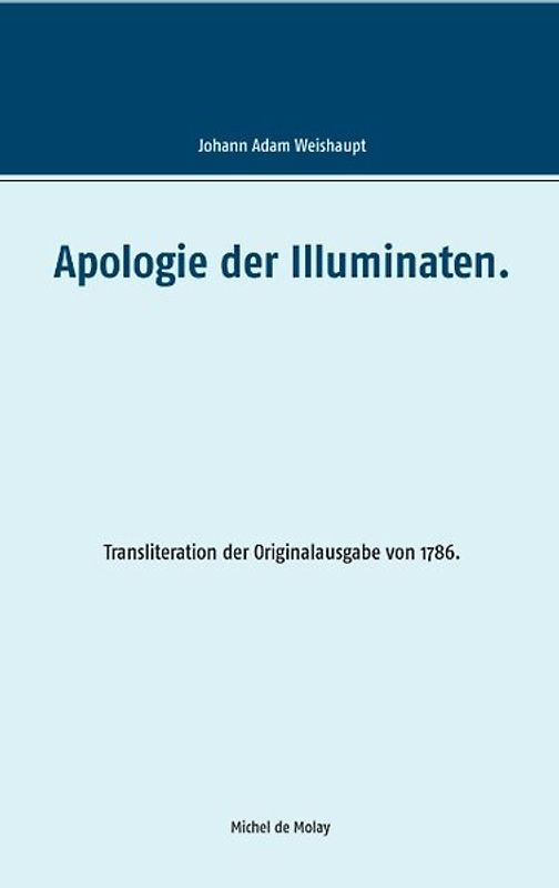 Apologie der Illuminaten.