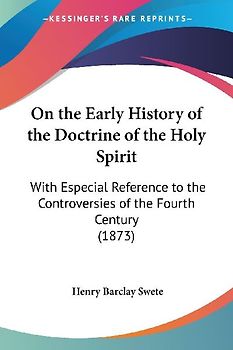 On the Early History of the Doctrine of the Holy Spirit