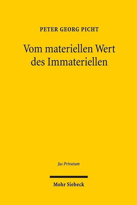 Vom materiellen Wert des Immateriellen