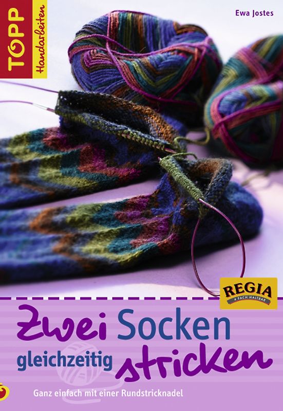 Zwei Socken gleichzeitig stricken