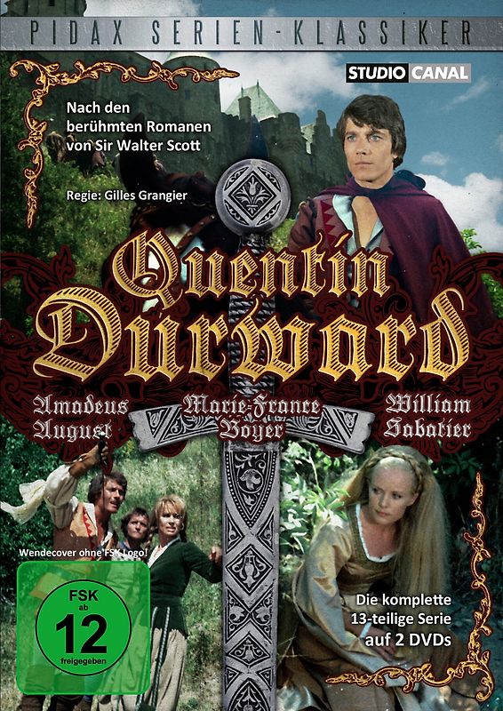 Quentin Durward - Die komplette 13-teilige Abenteuerserie (Pidax Serien-Klassiker) [2 DVDs] DVD