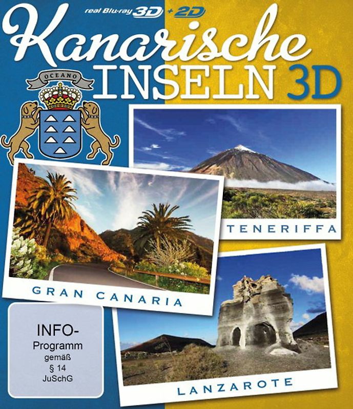 Kanarische Inseln 3D [3D Blu-ray] - Kanaren 3D 3D Blu-ray Disc