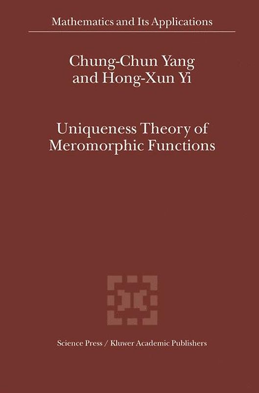 Uniqueness Theory of Meromorphic Functions