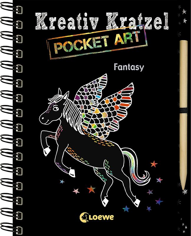 Kreativ-Kratzel Pocket Art: Fantasy