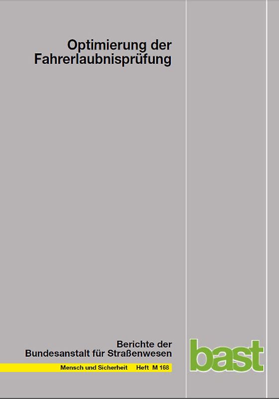 Optimierung der Fahrerlaubnisprüfung