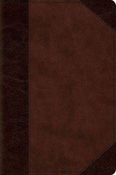 ESV Personal Size Reference Bible, Red Letter (Trutone, Brown/Walnut, Portfolio Design)