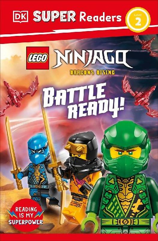 DK Super Readers Level 2 Lego Ninjago Dragons Rising Battle Ready!