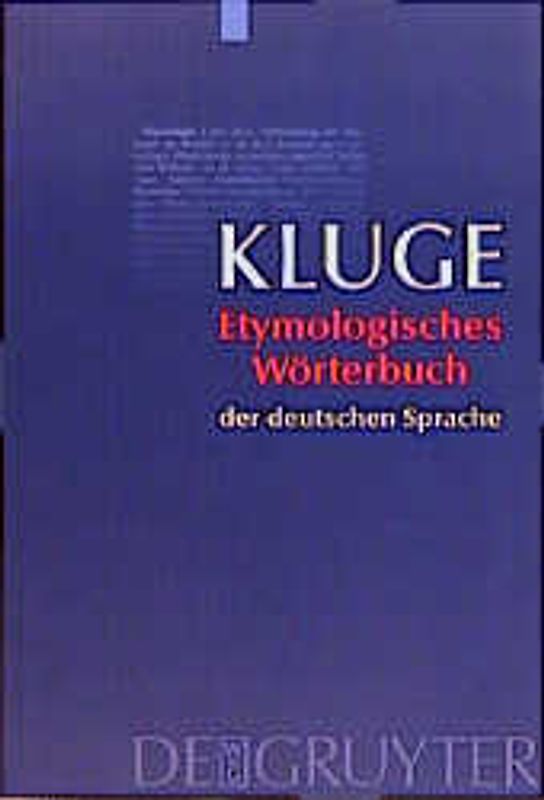 Etymologisches Wörterbuch der deutschen Sprache