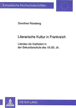 Literarische Kultur in Frankreich