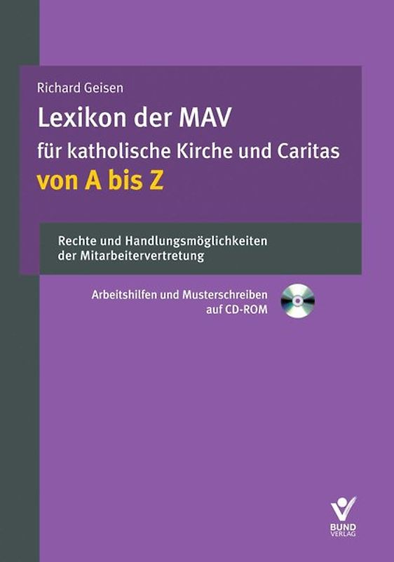 Lexikon der MAV für katholische Kirche und Caritas von A bis Z