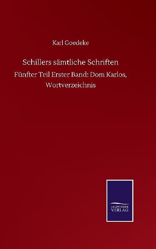 Schillers sämtliche Schriften