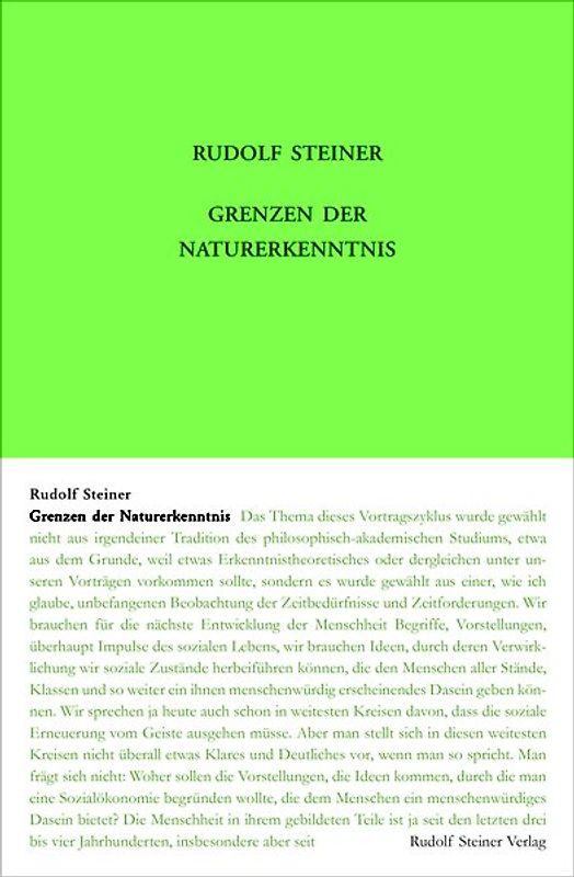Grenzen der Naturerkenntnis
