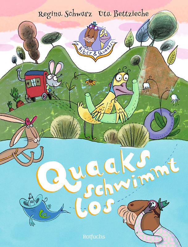Biber & Quaaks: Quaaks schwimmt los