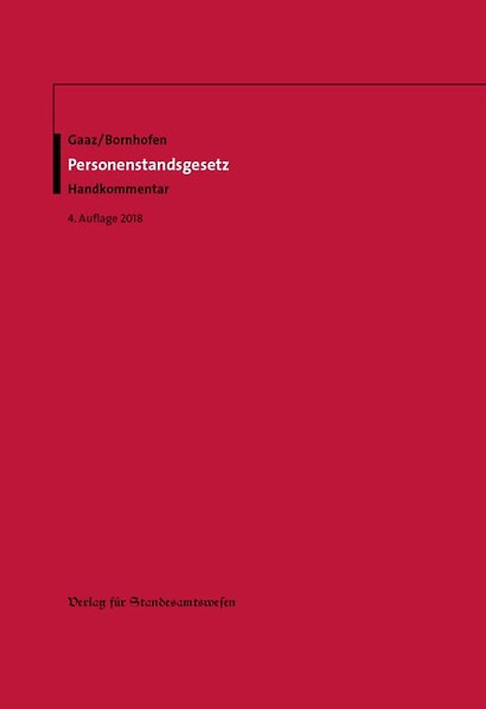 Personenstandsgesetz