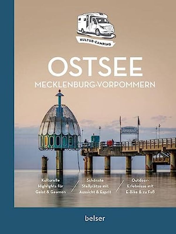 Kultur-Camping mit dem Wohnmobil. Ostsee Mecklenburg-Vorpommern