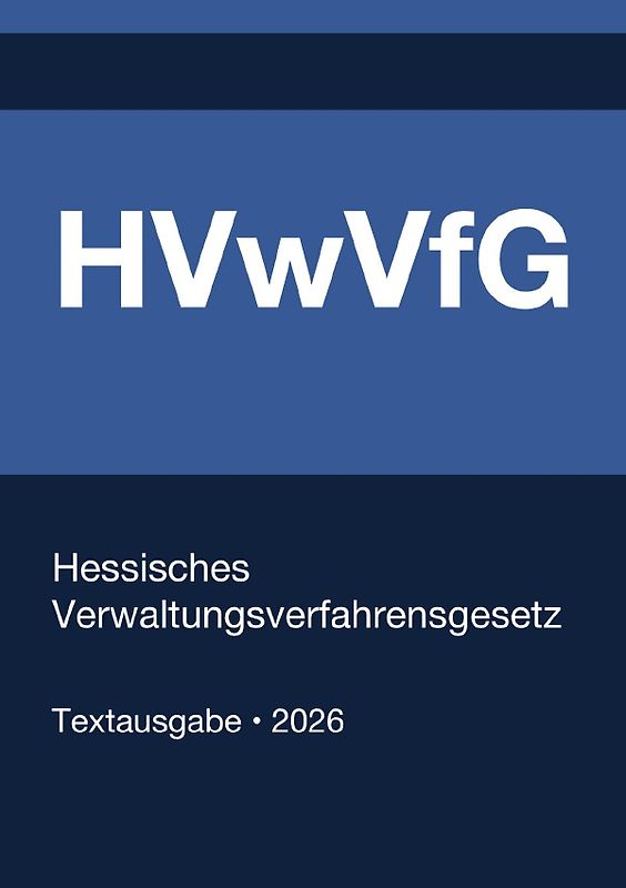 HVwVfG - Hessisches Verwaltungsverfahrensgesetz 2026