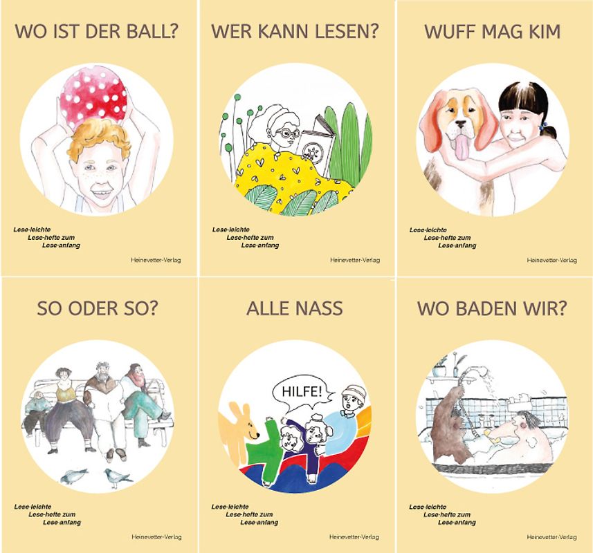 Lesen lernen / Leseleichte Lesehefte zum Leseanfang - Serie 1
