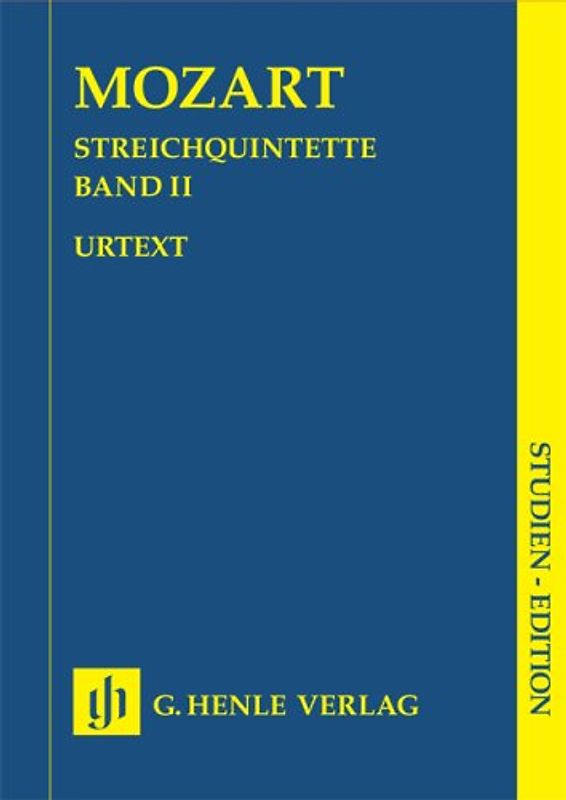 Streichquintette Band 2 - Mozart, Wolfgang Amadeus/Hrsg. Herttrich, Ernst / Seiffert, Wolf-Dieter