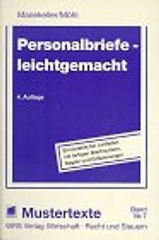 Personalbriefe - leichtgemacht