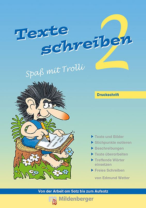 Texte schreiben – Spaß mit Trolli 2, Druckschrift