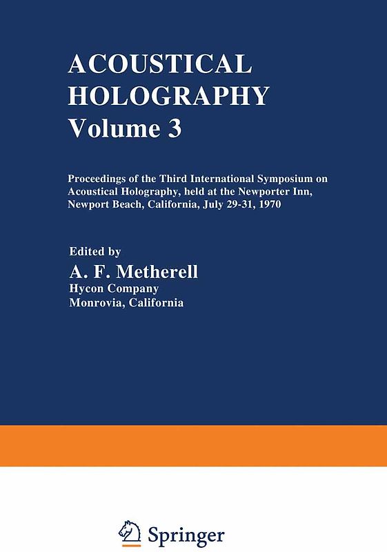 Acoustical Holography