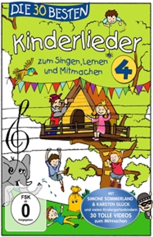 Die 30 Besten Kinderlieder 4 (DVD) DVD