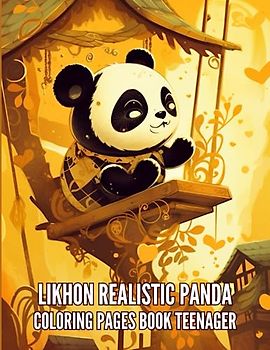 Likhon Realistic Panda Coloring Pages Book Teenager