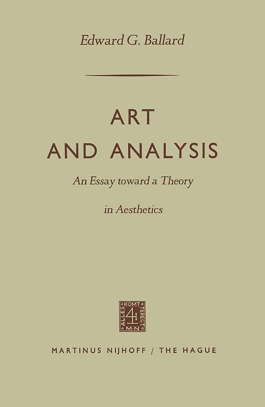 Art and Analysis