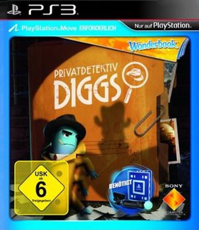 Privatdetektiv Diggs [Bundle Copy, inkl. Wonderbook, Move erforderlich] PlayStation 3