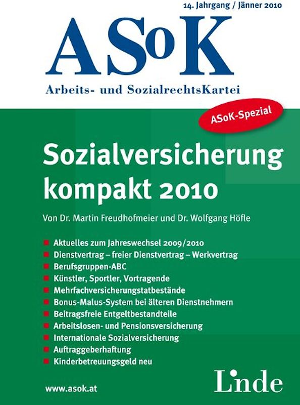 Sozialversicherung kompakt 2010