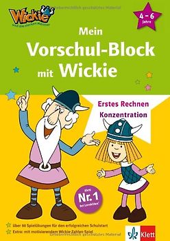Mein Vorschul-Block mit Wickie. Erstes Rechnen - Konzentration. 4 – 6 Jahre