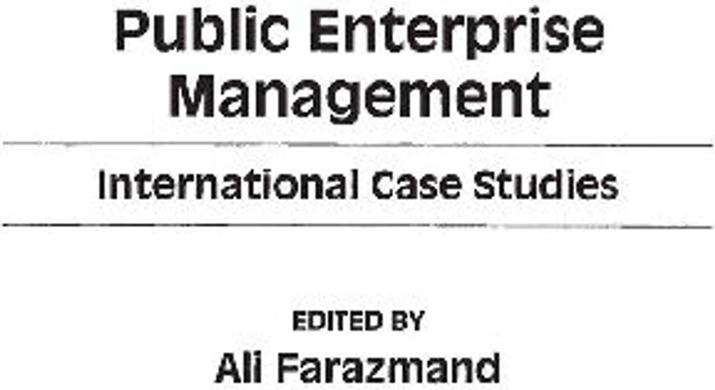 Public Enterprise Management