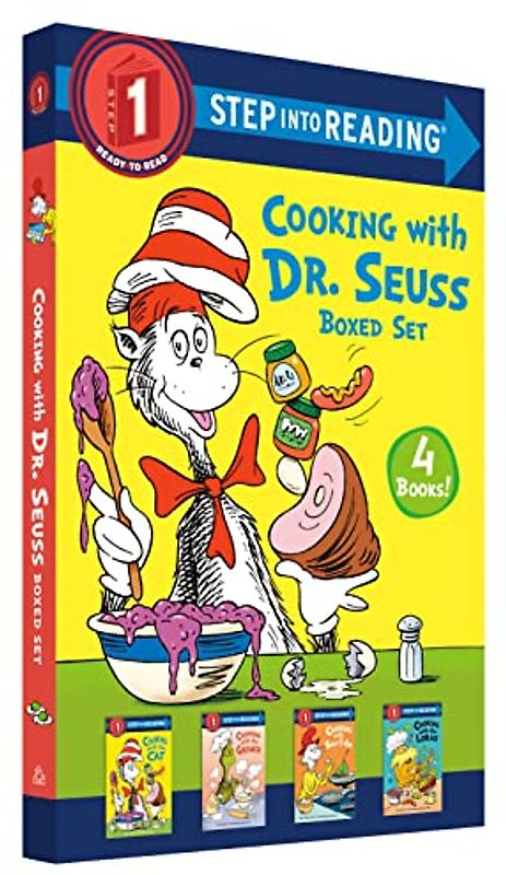 Cooking With Dr. Seuss Step into Reading Box Set: Cooking With the Cat / Cooking With the Grinch / Cooking With Sam-i-am / Cooking With the Lorax (Step into Reading, Step 1)