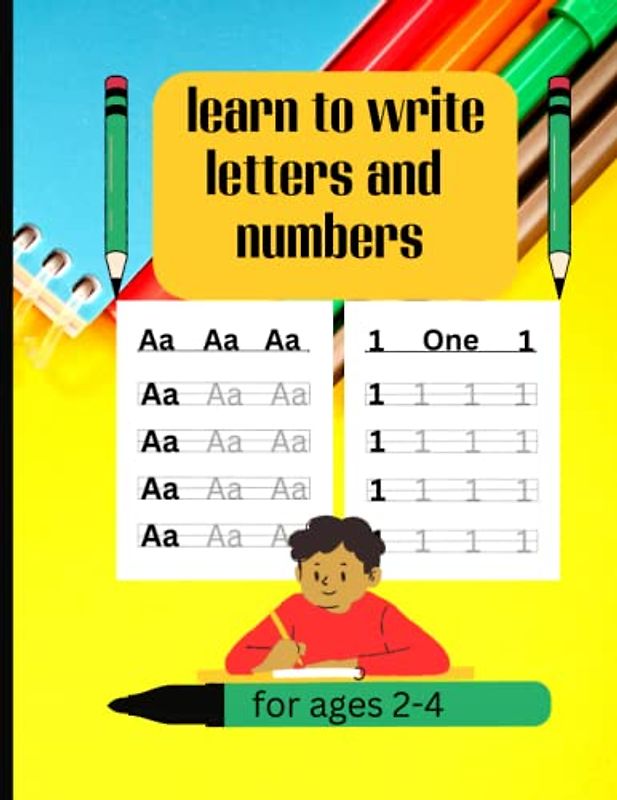 learn to write letters and numbers