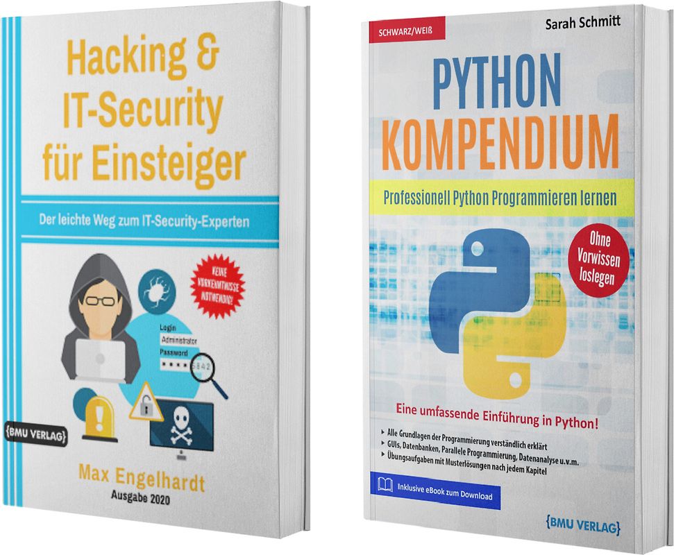 Hacking & IT-Security für Einsteiger + Python Kompendium (Hardcover)
