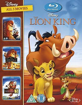 The Lion King 1-3 [3 Discs, UK Import] Blu-ray Disc