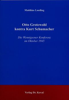 Otto Grotewohl kontra Kurt Schumacher
