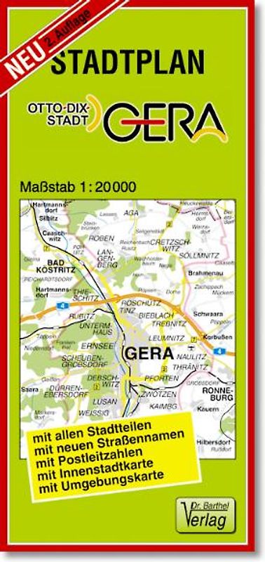 Stadtplan Gera