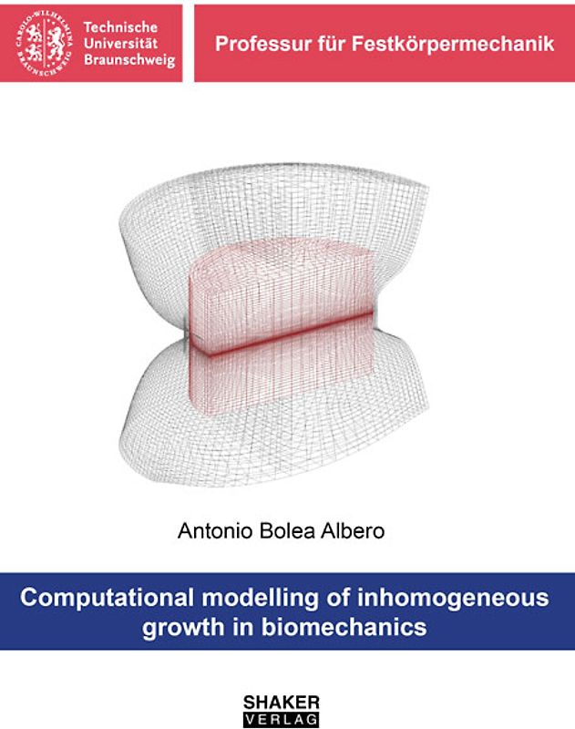 Computational modelling of inhomogeneous growth in biomechanics