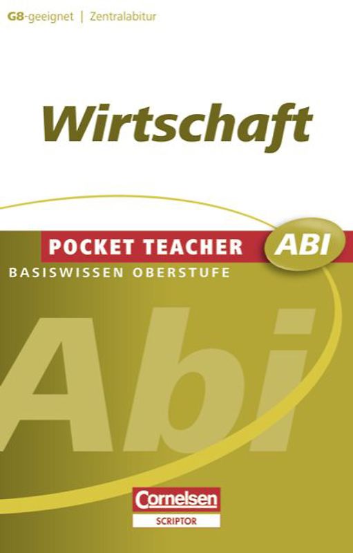 Pocket Teacher Abi. Sekundarstufe II - Neubearbeitung / Wirtschaft