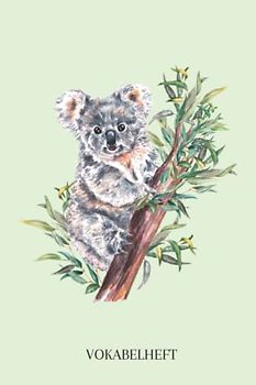Vokabelheft: Vokabelheft Koala, 60 Seiten mit je 2 Spalten, A5