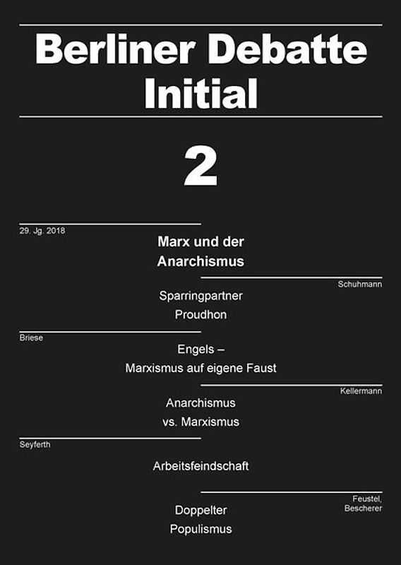 Marx und der Anarchismus