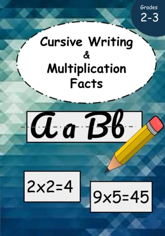 Cursive and Multiplication Workbook