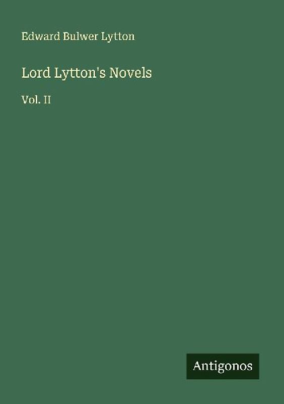 Lord Lytton's Novels