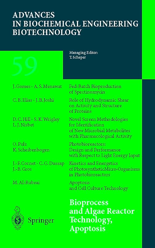 Bioprocess and Algae Reactor Technology, Apoptosis