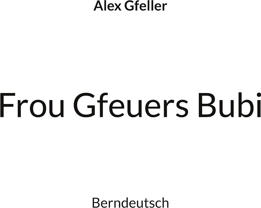 Frou Gfeuers Bubi