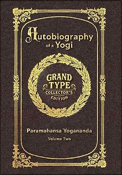 Large Print - Autobiography of a Yogi, Volume 2 of 2 - Grand Type Collector's Edition - Matte Hardcover with Dust Jacket