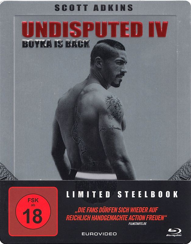 Undisputed IV - Boyka Is Back [Steelbook] Blu-ray Disc